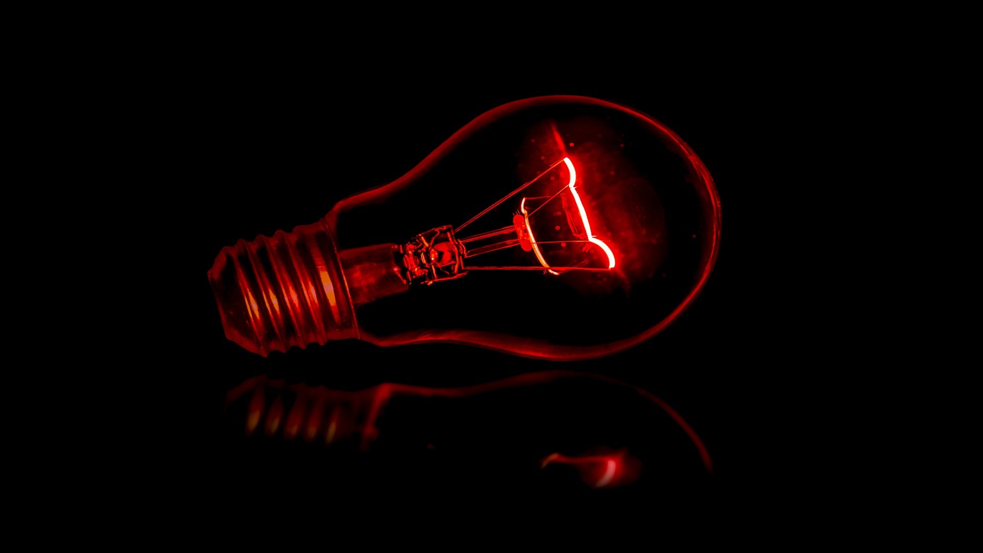light bulb, red and black, innovation